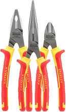 Juego de alicates aislados, 3 piezas, 84-011, Stanley