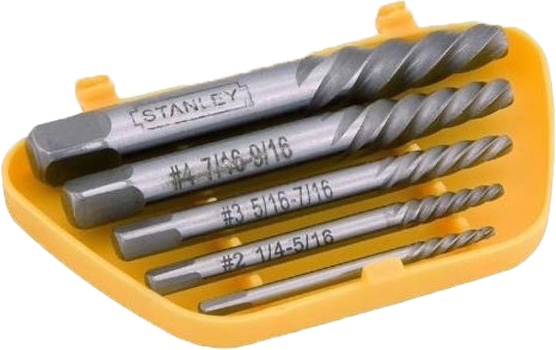 JUEGO EXTRACTOR DE TORNILLOS, 78-023 STANLEY