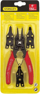 Alicate múltiple para anillos de retención de 6 plgs, 84-168, Stanley