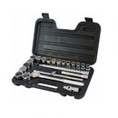 JUEGO DE COPAS, RAIZ DE 1/2", 23 PIEZAS, DE LA 12 A LA 30 MM, 86-531, STANLEY