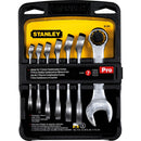 Juego de 7 llaves cola corona, en pulgadas, 90-652, Stanley