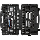 JUEGO DE COPAS Y LLAVES DE 201 PIEZAS, MEDIDA MILIMETRICA Y AMERICANA, 91-988, STANLEY