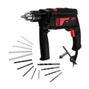 Barreno percutor de 1/2 plgs, 570 watts, 0-2800 rpm, incluye kit de 14 brocas, F0126555AK, 6555, Skil
