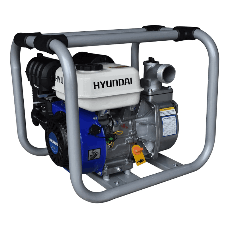 BOMBA DE AGUA DE GASOLINA, DE CAUDAL, 2 PLGS, 6.7 HP, 4 TIEMPOS, ALTURA 32 MTS, HYUNDAI, HYW2067