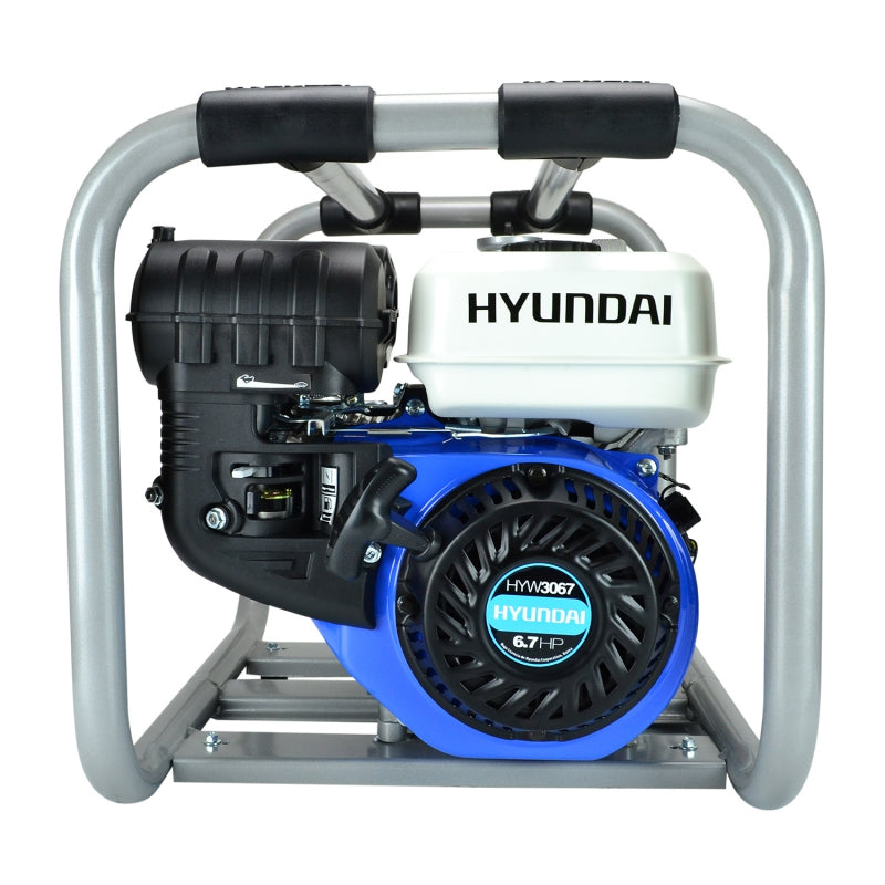 BOMBA DE AGUA DE GASOLINA, 3 PLGS, 6.7 HP, 4 TIEMPOS, ALTURA 30 MTS, HYUNDAI, HYW3067