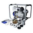 BOMBA DE AGUA DE GASOLINA TRAGASOLIDOS, 3 PLGS, 9.3 HP, 4 TIEMPOS, ALTURA 20 MTS, PARA LODO Y BASURA, HYUNDAI, HYW3093TS