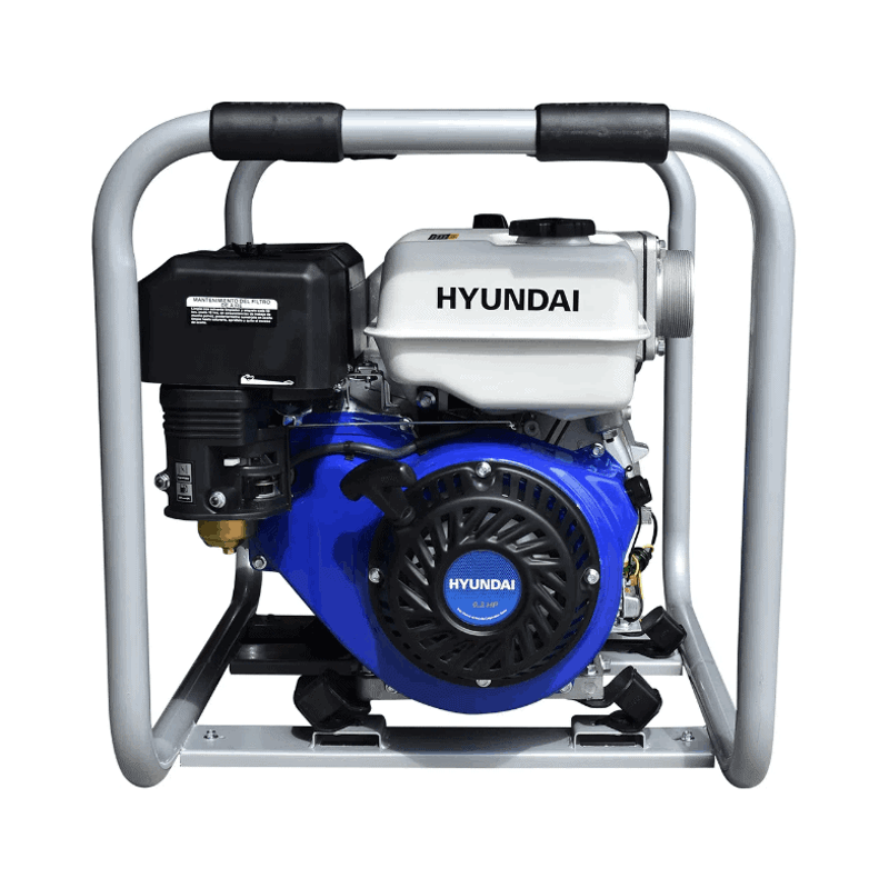 BOMBA DE AGUA DE GASOLINA TRAGASOLIDOS, 3 PLGS, 9.3 HP, 4 TIEMPOS, ALTURA 20 MTS, PARA LODO Y BASURA, HYUNDAI, HYW3093TS