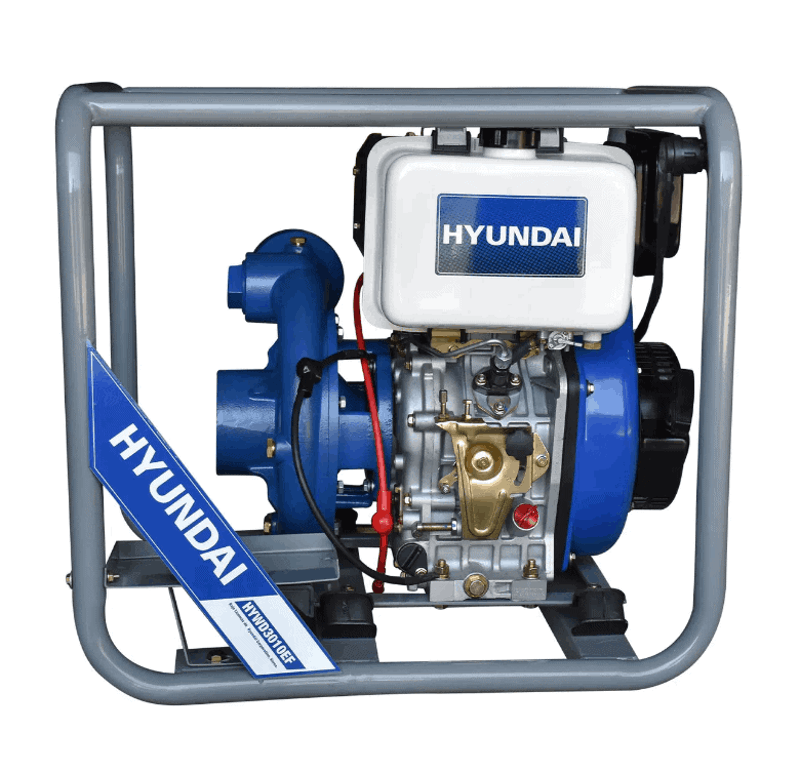 BOMBA DE AGUA DIESEL, DE PRESION, 3 PLGS, 10 HP, 4 TIEMPOS, ALTURA 75 MTS, HYUNDAI , HYWD3010EF