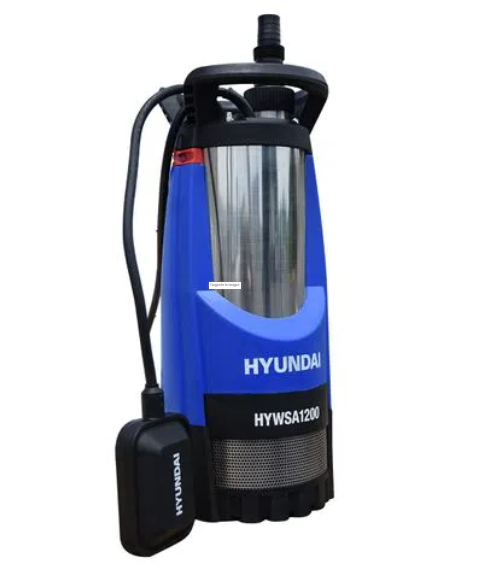 BOMBA DE AGUA SUMERGIBLE, 1 PLGS, 1.6 HP, 110 V, ALTURA 44 MTS, HYUNDAI, HYWSA1200