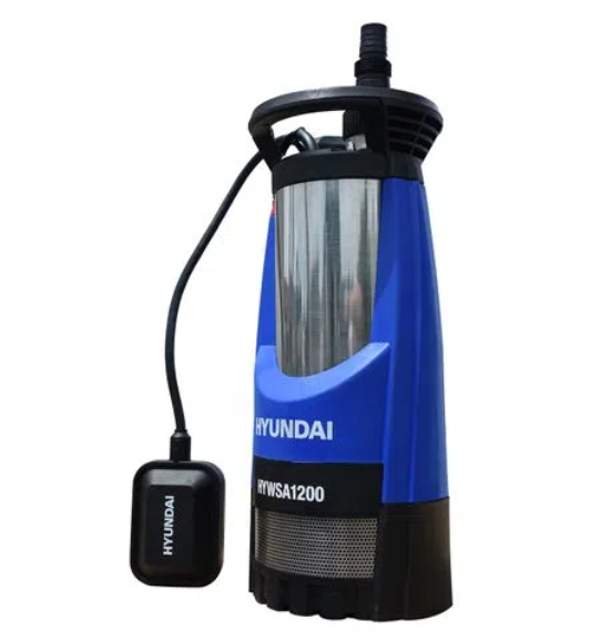 BOMBA DE AGUA SUMERGIBLE, 1 PLGS, 1.6 HP, 110 V, ALTURA 44 MTS, HYUNDAI, HYWSA1200