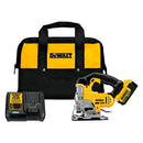 SIERRA CALADORA, ORBITAL, INALAMBRICA , 20V CON 1 BATERIA 4.0 AH, CARGADOR Y BOLSO. MARCA DEWALT