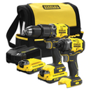 Combo barreno percutor y atornillador de impacto, Stanley, SBDI461D2S-B3
