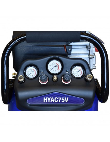 COMPRESOR DE 20 GALONES, 2 HP, 115 PSI, 110 V, HYUNDAI, HYAC75V