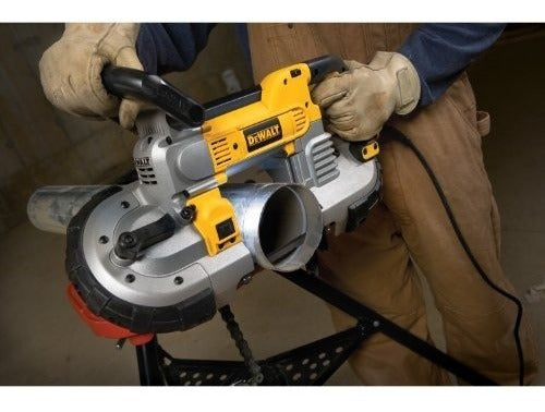 SIERRA DE BANDA CORTA TUBOS, SIERRA DE CINTA, 10 AMP, 5 PULG. MARCA DEWALT, DWM120