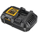 CARGADOR RAPIDO DE BATERIAS DE LITIO, 12V/20V/60V MAX, 6 AMPERIOS DE SALIDA. MARCA DEWALT