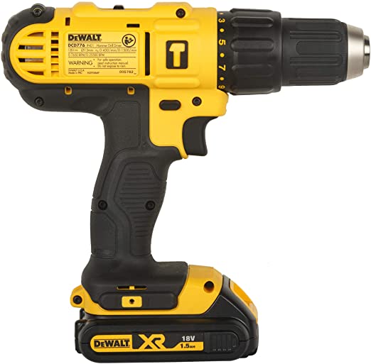 BARRENO PERCUTOR INALAMBRICO DE 1/2”, 20 V., DEWALT DCD776C2-B3