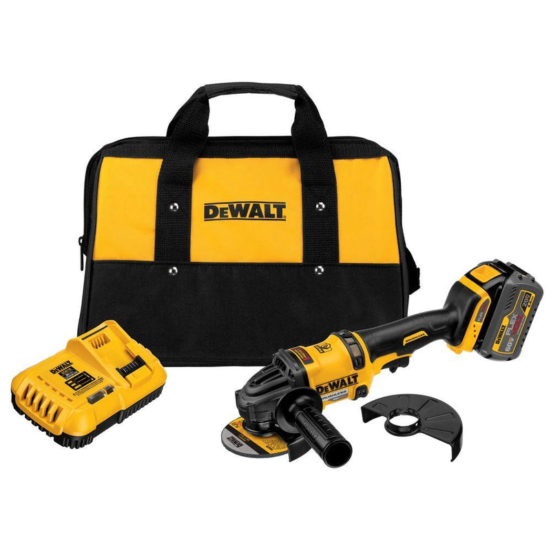 ESMERILADORA INALAMBRICA DE 5 PLGS, 60 VOLTIOS, DEWALT DCG414T1