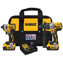 COMBO BARRENO PERCUTOR Y ATORNILLADOR DE IMPACTO, GRATIS BATERIA POWERSTACK, 20 VOLTIOS MAX. MARCA DEWALT