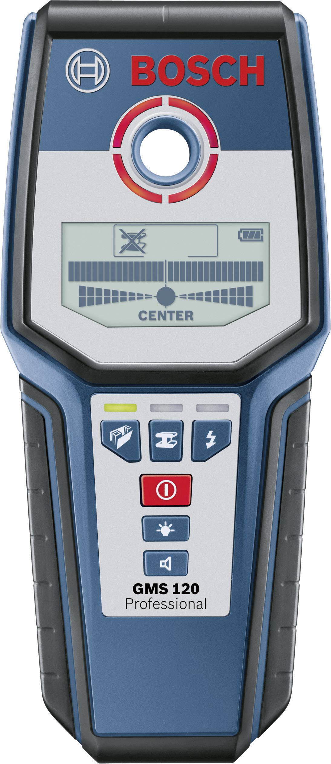 Detector de metales y cables de corriente, 0601081000, GMS 120, Bosch