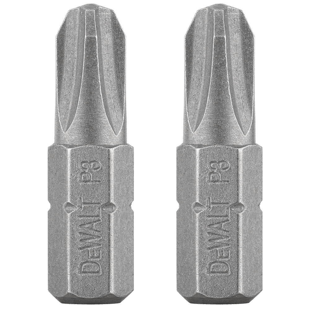 Juego de puntas para atornillar Phillips No. 3 x 1 plg, 2 piezas, Dewalt, dw2003 z, DW2003  Z