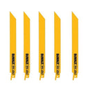 CUCHILLA PARA SIERRA SABLE DE 12PULG PARA CORTAR METAL, 14 DPP, 5 PIEZAS, DW4838, DEWALT
