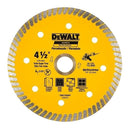 DISCO DE DIAMANTE PARA PORCELANATO DE 4 1/2PULG, TURBO, ULTRA DELGADO, DW57450HP, DEWALT