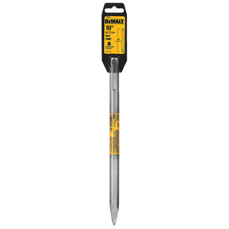 CINCEL DE PUNTA SDS MAX DE 18PULG, DW5833, DEWALT