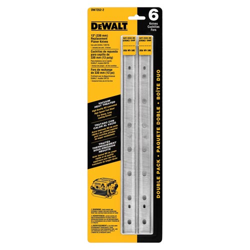 KIT DE 3 CUCHILLAS PARA CEPILLO DW735. MARCA DEWALT