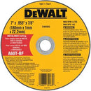 Disco para cortar metal acero inox de 7 plgs, centro plano, Dewalt, dw8065