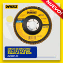 DISCO DE ZIRCONIO, DE 4-1/2 x 7/8 PULG, GRANO 40, FLAP DISC. MARCA DEWALT