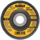 Discos de zirconio de 4 1/2 plgs, grano 80, Dewalt, dw8309-ar