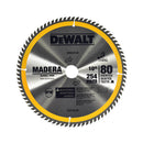 DISCO DE SIERRA, 10 PULG, 80 DIENTES, PARA MADERA, EJE 30 MM. MARCA DEWALT
