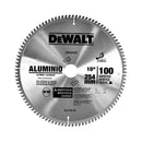 DISCO DE SIERRA PARA ALUMINIO DE 10PULG x 100 DIENTES DE TUGSTENO, DWA03220, DEWALT