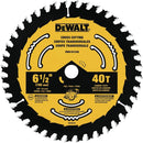DISCO DE SIERRA, 6-1/2, 40 DIENTES, EJE DE 5/8 PARA CORTAR MADERA. MARCA DEWALT