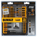 Juego de puntas de impacto para atornillar de 35 piezas, Dewalt, dwa2ngft35ir