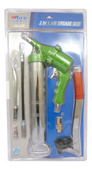 ENGRASADORA NEUMATICA MANUAL, KIT DE 7 PIEZAS, 2 EN 1 WUFU, 205043