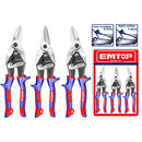 JUEGO DE TIJERAS DE AVIACION, 3 PIEZAS, EMTOP