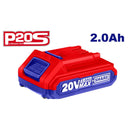 BATERIA DE 20 VOLTIOS, 2 AH, DE LITIO, LUZ LED, EBPK20011, EMTOP