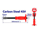 CINCEL PLANO LARGO 300 MM, MANGO 18 MM PALA 25MM