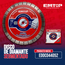 DISCO DE DIAMANTE, SEGMENTADO, PARA CONCRETO DE 16 PULG, EJE 1 PULG. MARCA EMTOP