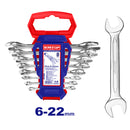 Juego de 8 llaves doble cola, milimétricas, Emtop, edes10801