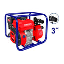 BOMBA DE AGUA DE GASOLINA DE 3 PULGADAS, 7 HP, EGWP8012, EMTOP