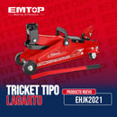TRICKET TIPO LAGARTO, 2 TONELADAS. MARCA EMTOP