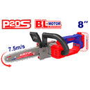 MOTOSIERRA INALAMBRICA ESPADA DE 8 PULGADAS, 20 VOLTIOS, BRUSHLESS, SIN BATERIA NI CARGADOR. MARCA EMTOP