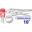 Alicate de presión de quijada curva de 10 plgs, Emtop, elprcj1001