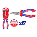 Alicate de punta larga profesional de alta palanca de 8 plgs, emtop, eplrl0821