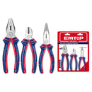 Juego de alicates profesionales, 3 piezas, epls0311, Emtop.