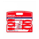 Juego de alicates y desarmadores, 5 piezas, Emtop, EPLS0501