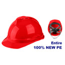 CASCO DE SEGURIDAD COLOR ROJO, ESHT0321, EMTOP