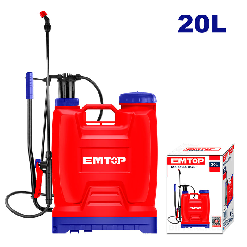 Fumigadora de mochila de 20 litros, Emtop, ESPP42002
